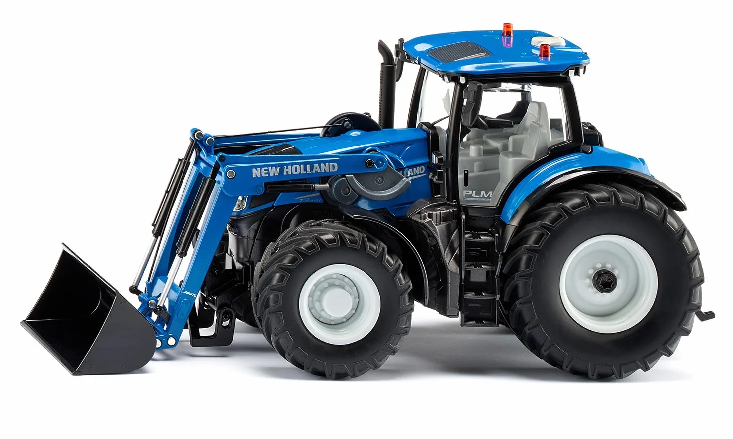 Siku 6797, New Holland T7.315 Traktor z ładowaczem czołowym, Niebieski, Metal,Tworzywo sztuczne, 1:32, Zdalnie sterowany, Bez pilota zdalnego sterowania, Możliwość sterowania przez aplikację