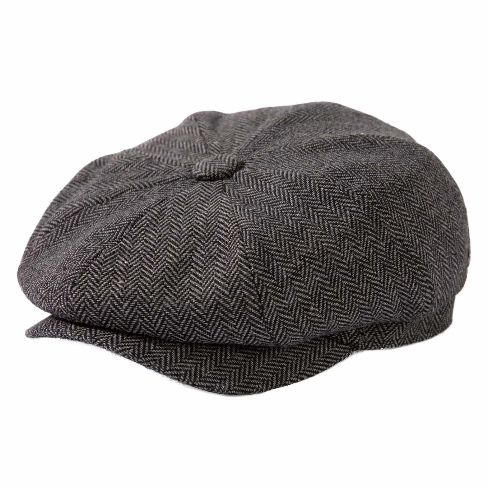 TOP-EX L/XL/XXL wełniana tweedowa czapka gazeciarza dla mężczyzn Paperboy ciepła czapka zimowa vintage płaski bluszcz taksówkarz czapka Gatsby
