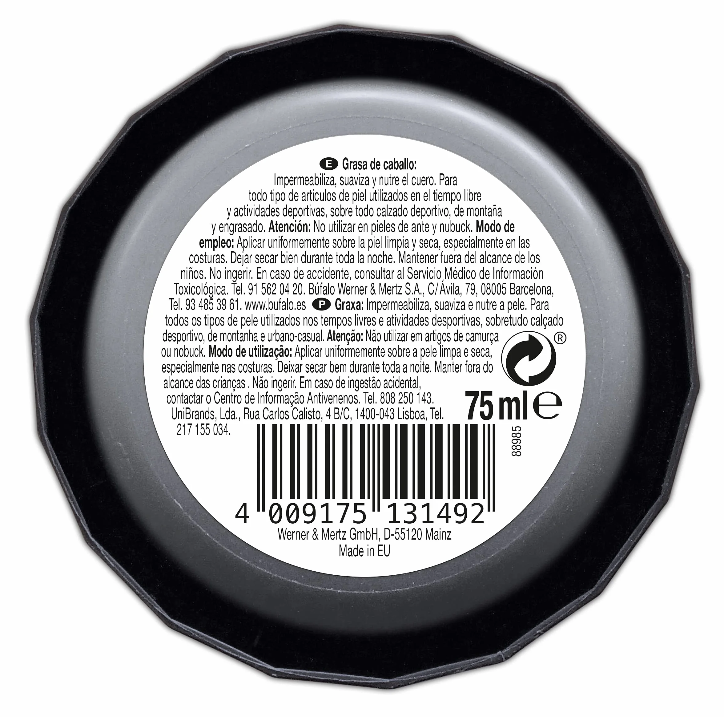 Búfalo - Protexol Tłuszcz koński puszka nr 3 Bezbarwny, 75 ml