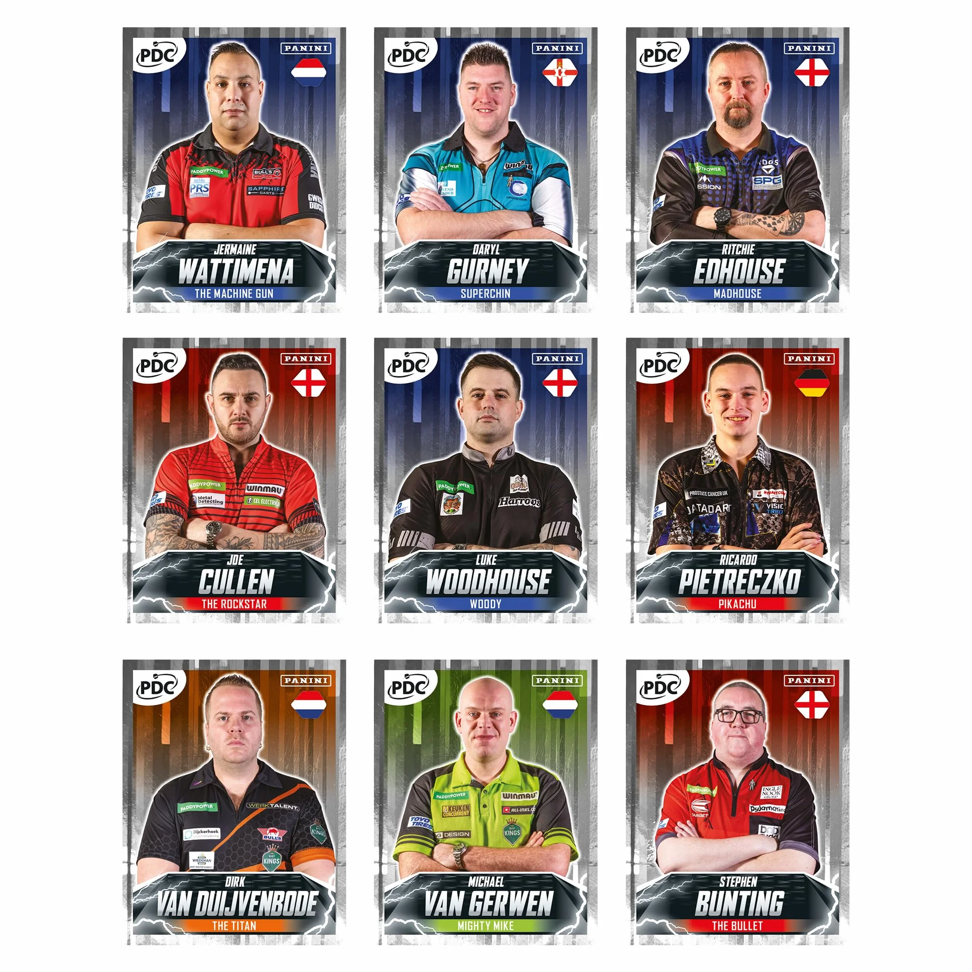 Kolekcja naklejek World Darts Championship - puszka kieszonkowa