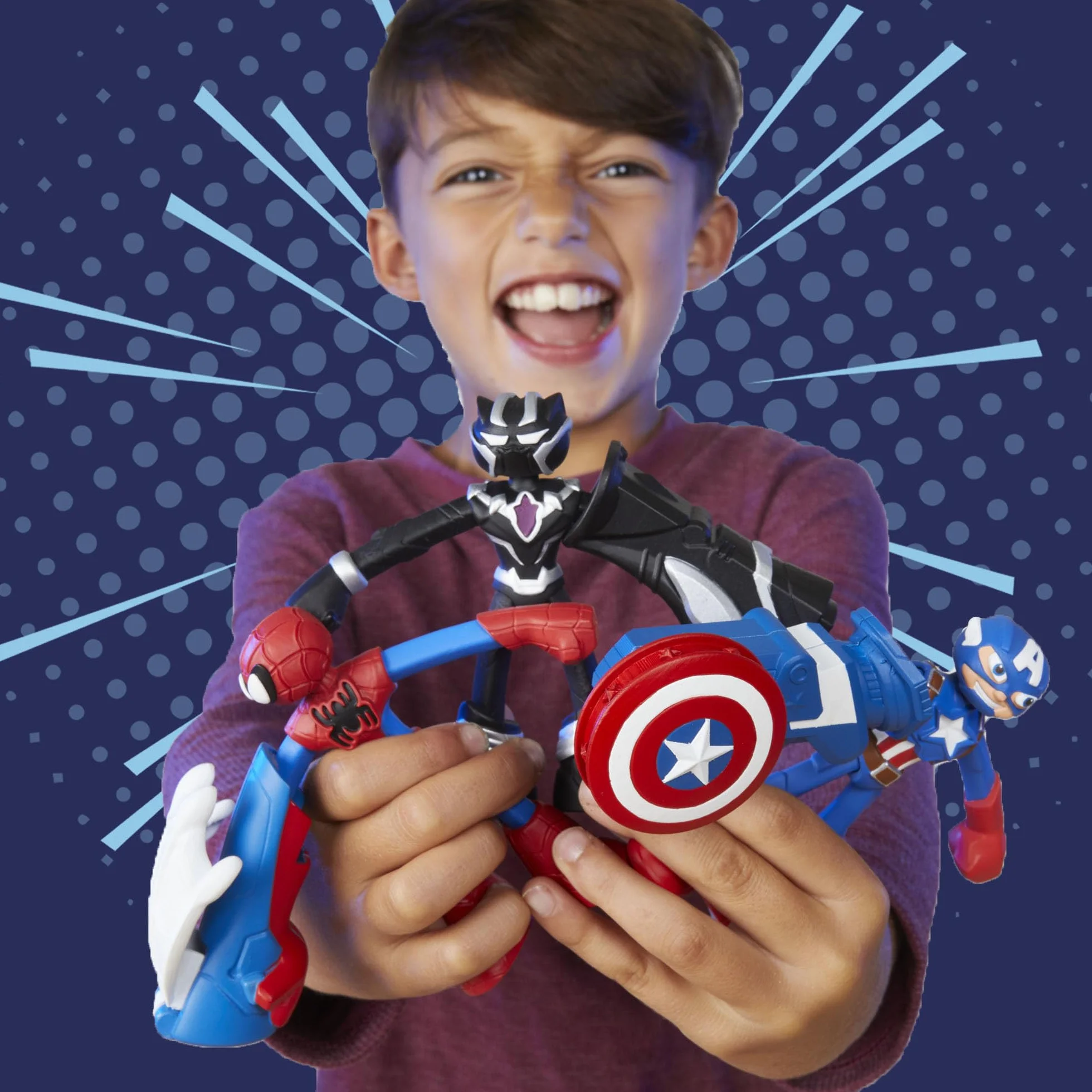Zestaw z figurką Play-Doh Marvel Wyciskarka pajęczyn Spider-Mana