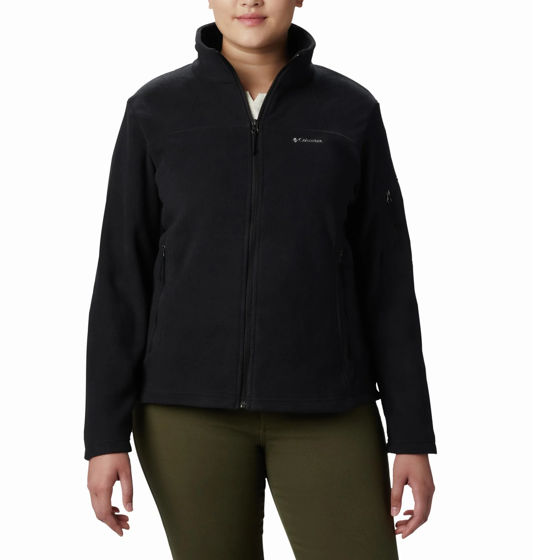 Columbia Fast Trek Jacket, Kurtka polarowa Kobiety, Black, XS