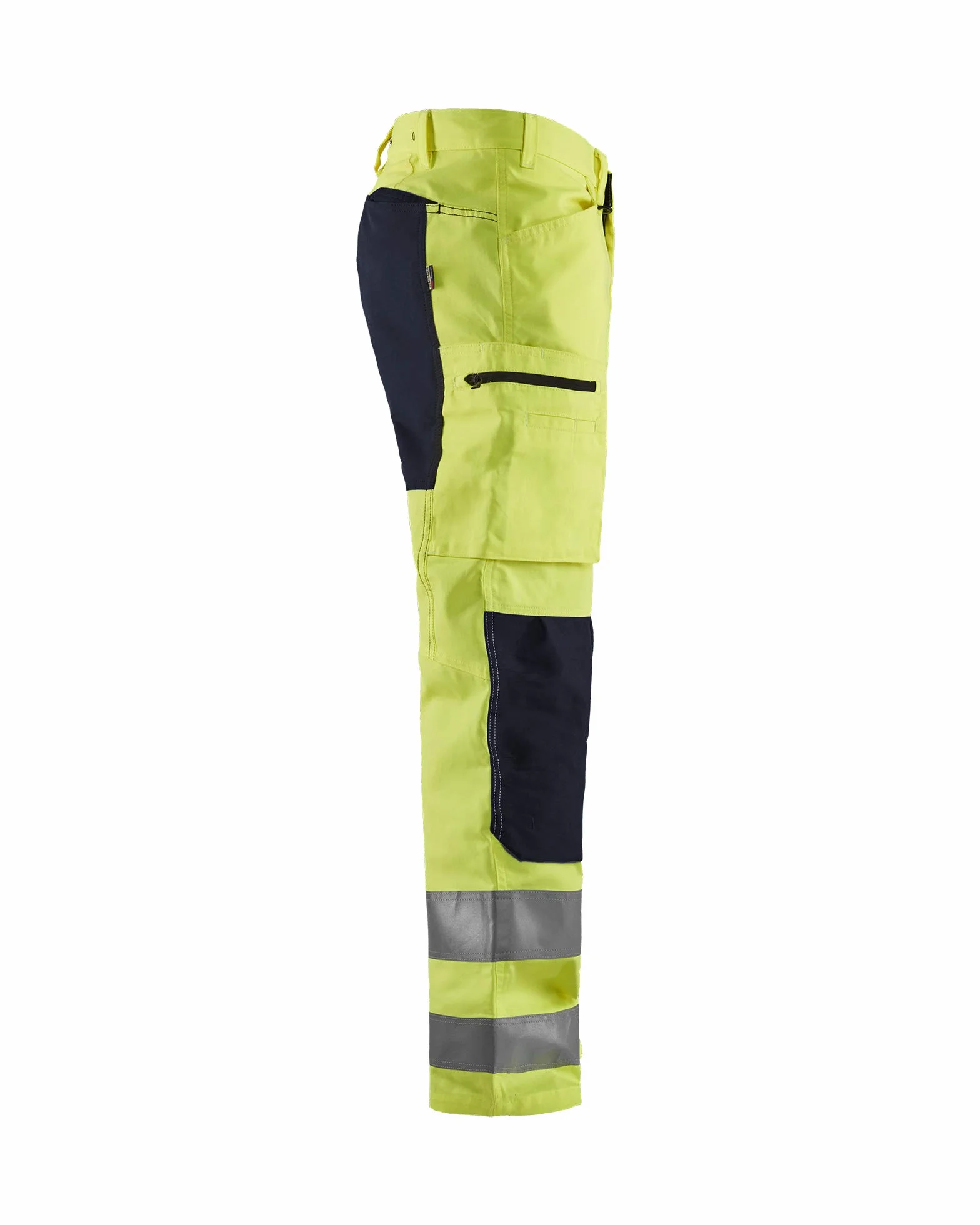 Blaklader 158518113399D92 spodnie robocze ze stretchem, High Vis żółty/czarny, rozmiar D92