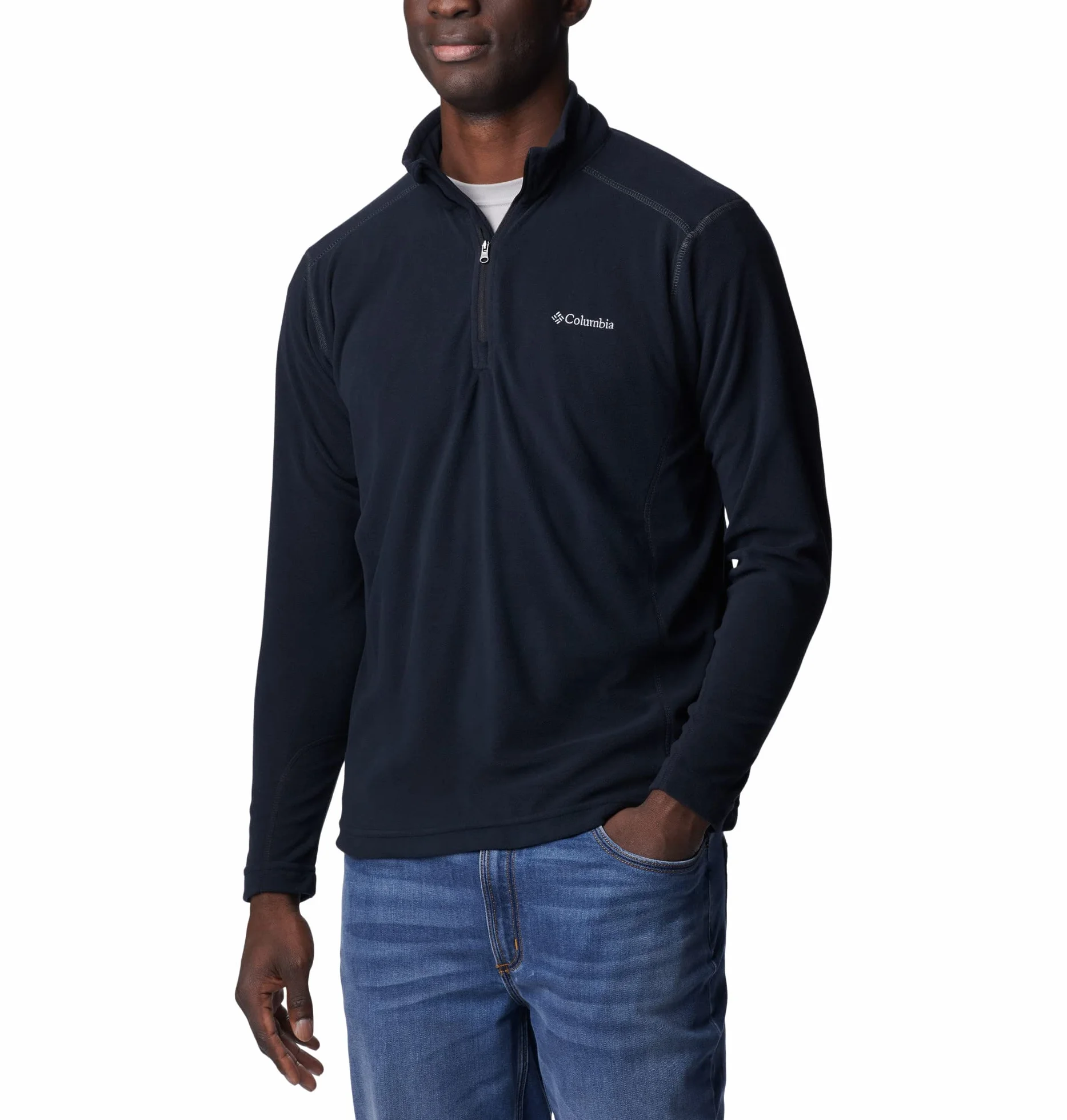 Columbia Klamath Range 2 Half Zip, Bluza Polarowa Mężczyźni, Black, M