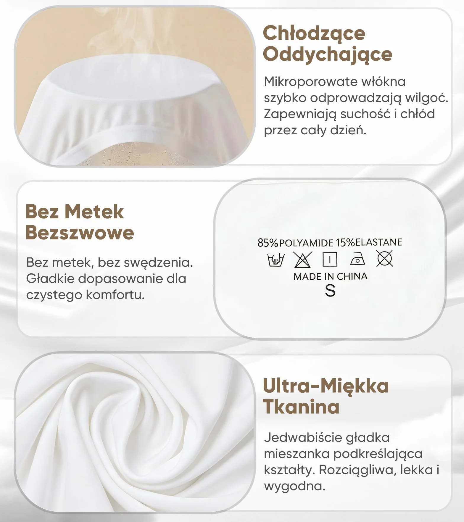 Bezszwowe majtki damskie i bielizna – lekkie, oddychające szorty i bokserki z bawełnianym klinem, pod spódnicę, zapobiegające otarciom, wygodne na co dzień