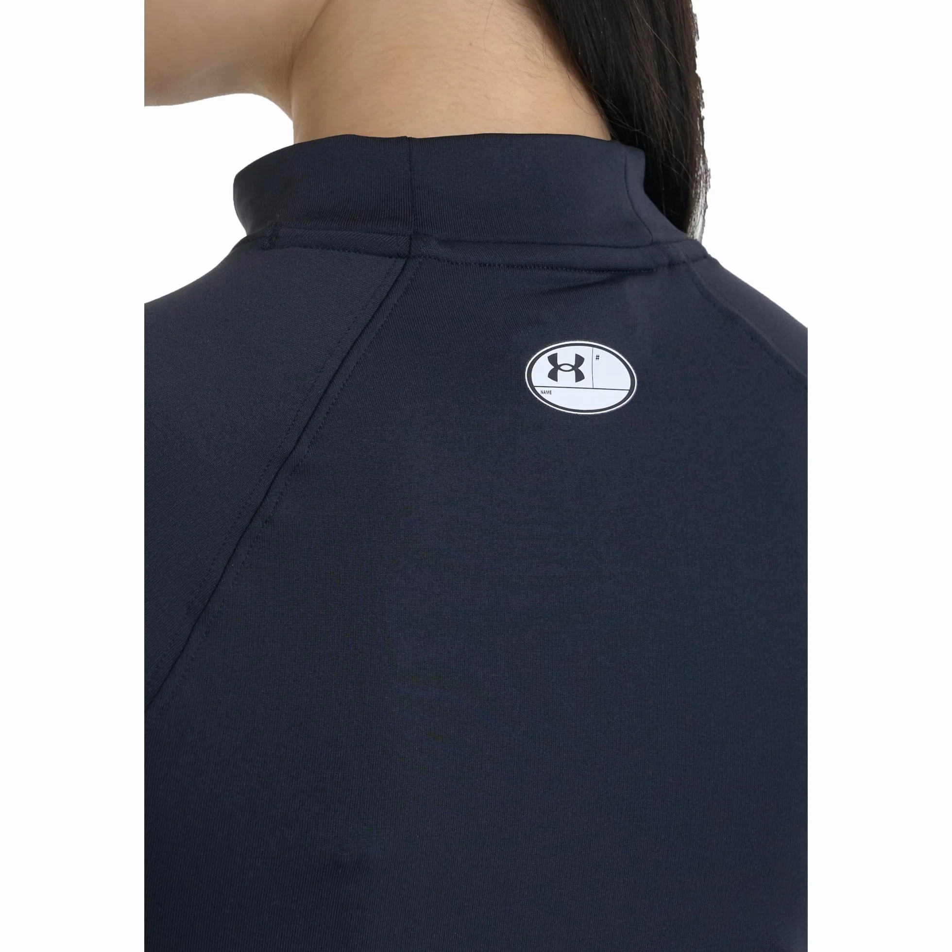 Under Armour Ultra ciepła koszulka polo dla kobiet, termiczna koszulka do biegania z długim rękawem z technologią antyzapachową Kobiety Ua Authentics Mockneck