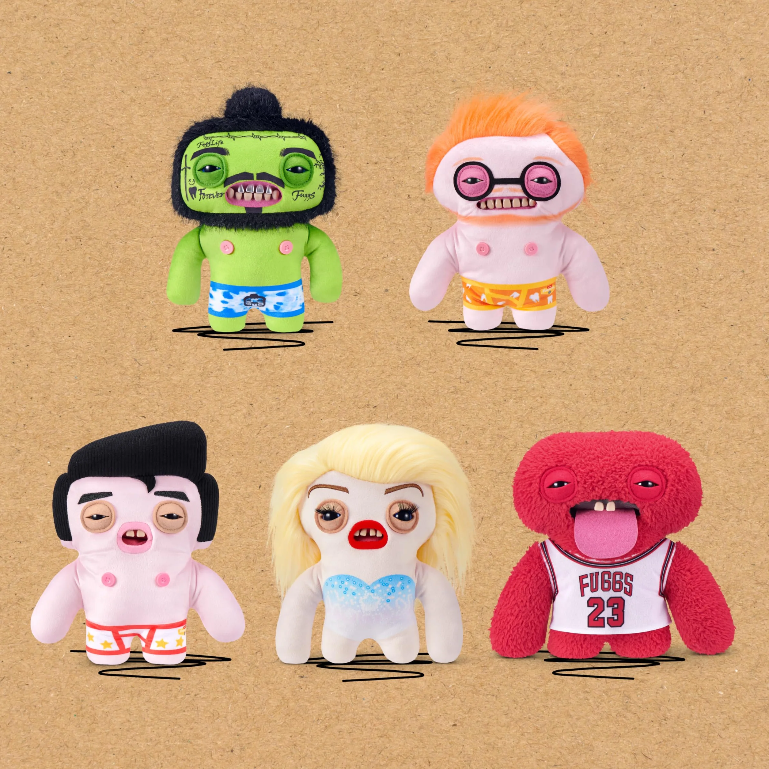 Fuggler 9" Core Series 1 Fuggl Stars Plush Fleeting Fartlet