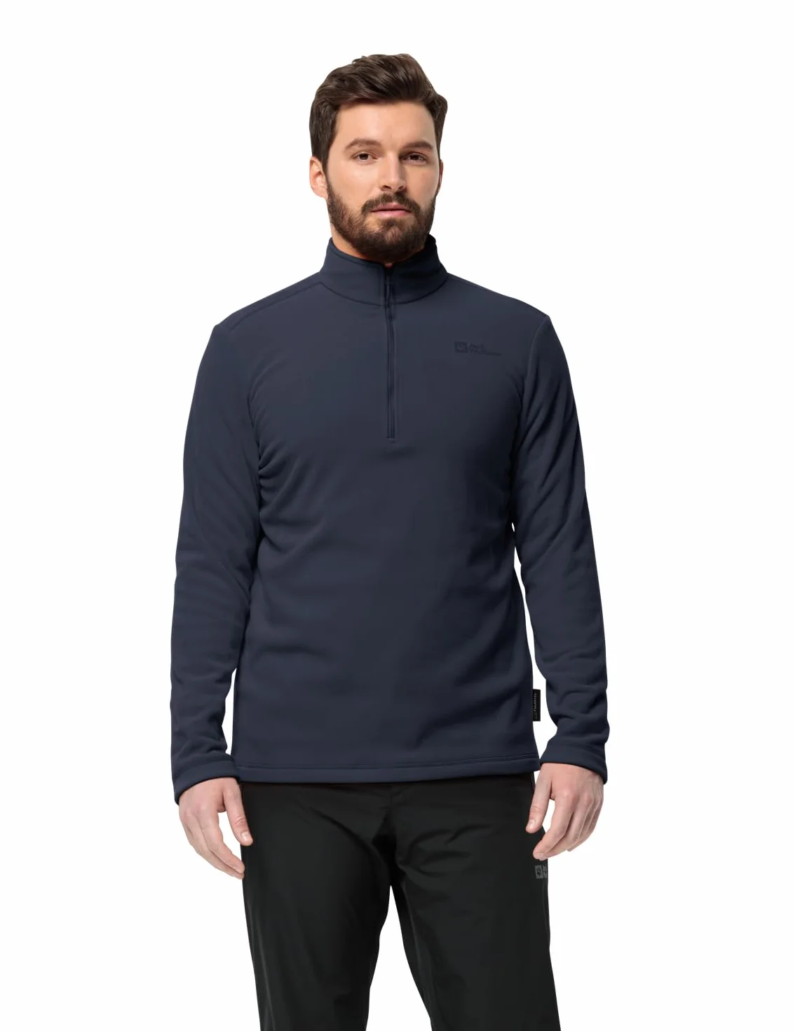 Jack Wolfskin Męski sweter Taunus Hz, niebieski (Night Blue), XL (DE)