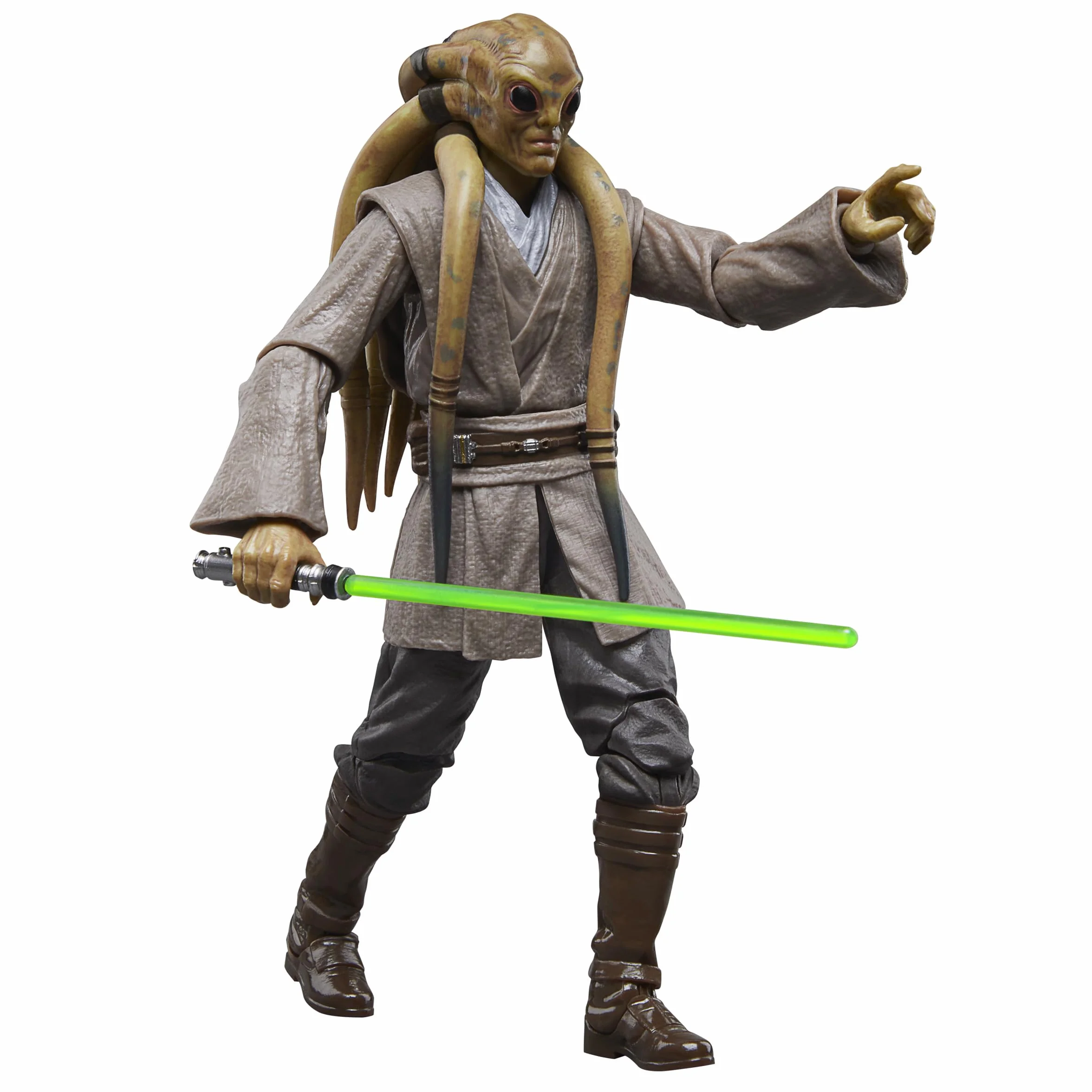 Hasbro Star Wars Kit Fisto z Kolekcji Star Wars The Black Series, 15-Centymetrowa Figurka Kolekcjonerska na 20. Rocznicę Filmu Gwiezdne Wojny: Zemsta Sithów