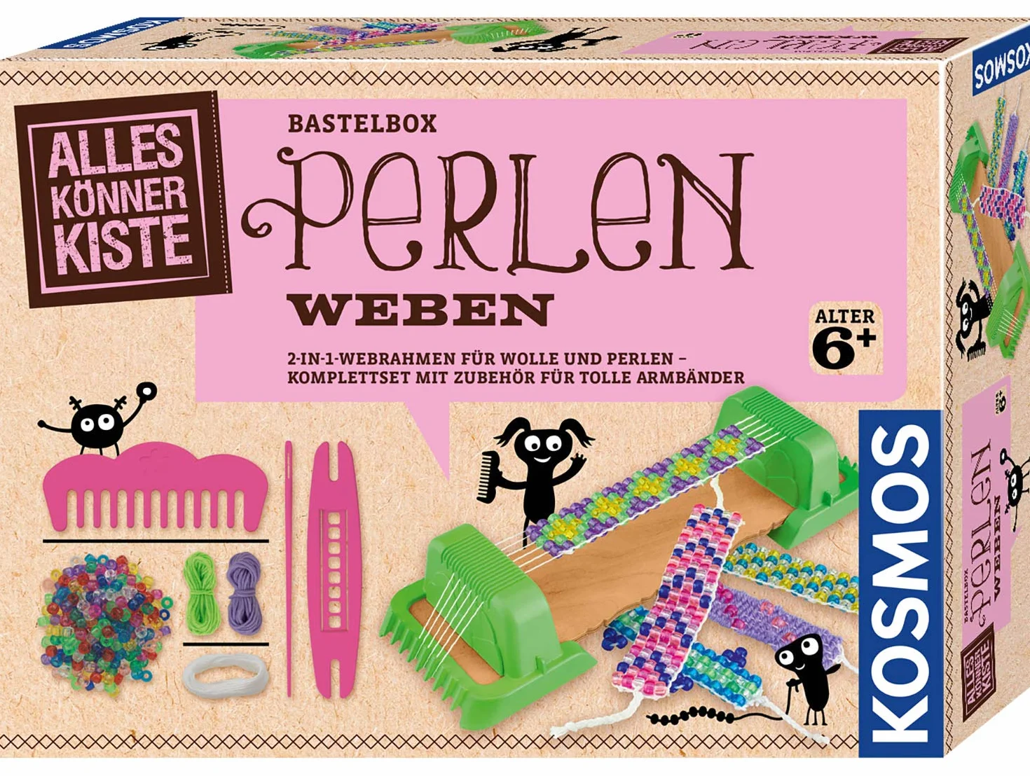 Perlen weben: Bastel-Set