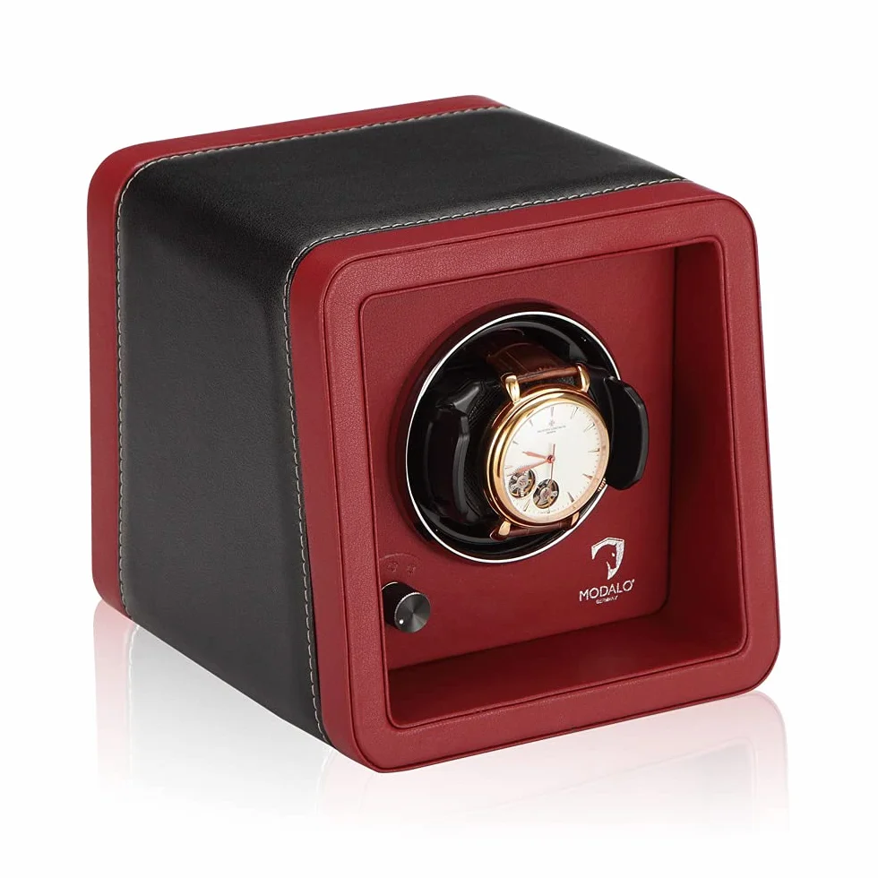 MODALO Rotomat (Watch Winder) Saturn Style MV4 Black Red na 1 Zegarek
