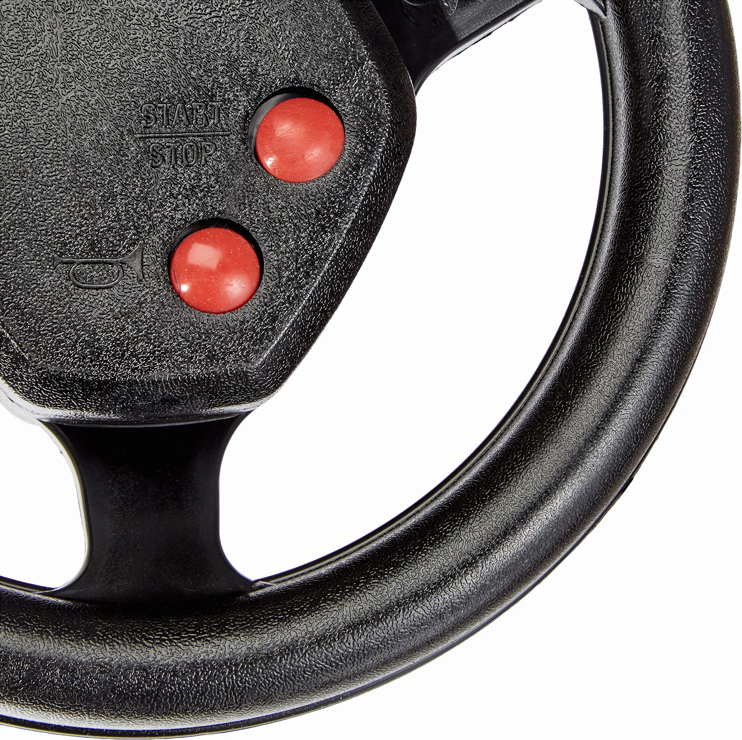 rolly toys 409235 | rollySoundwheel z dwoma dźwiękami (klaksonu i odgłosy silnika) | łatwy montaż na wszystkich rolowanych toys traktorach pedał