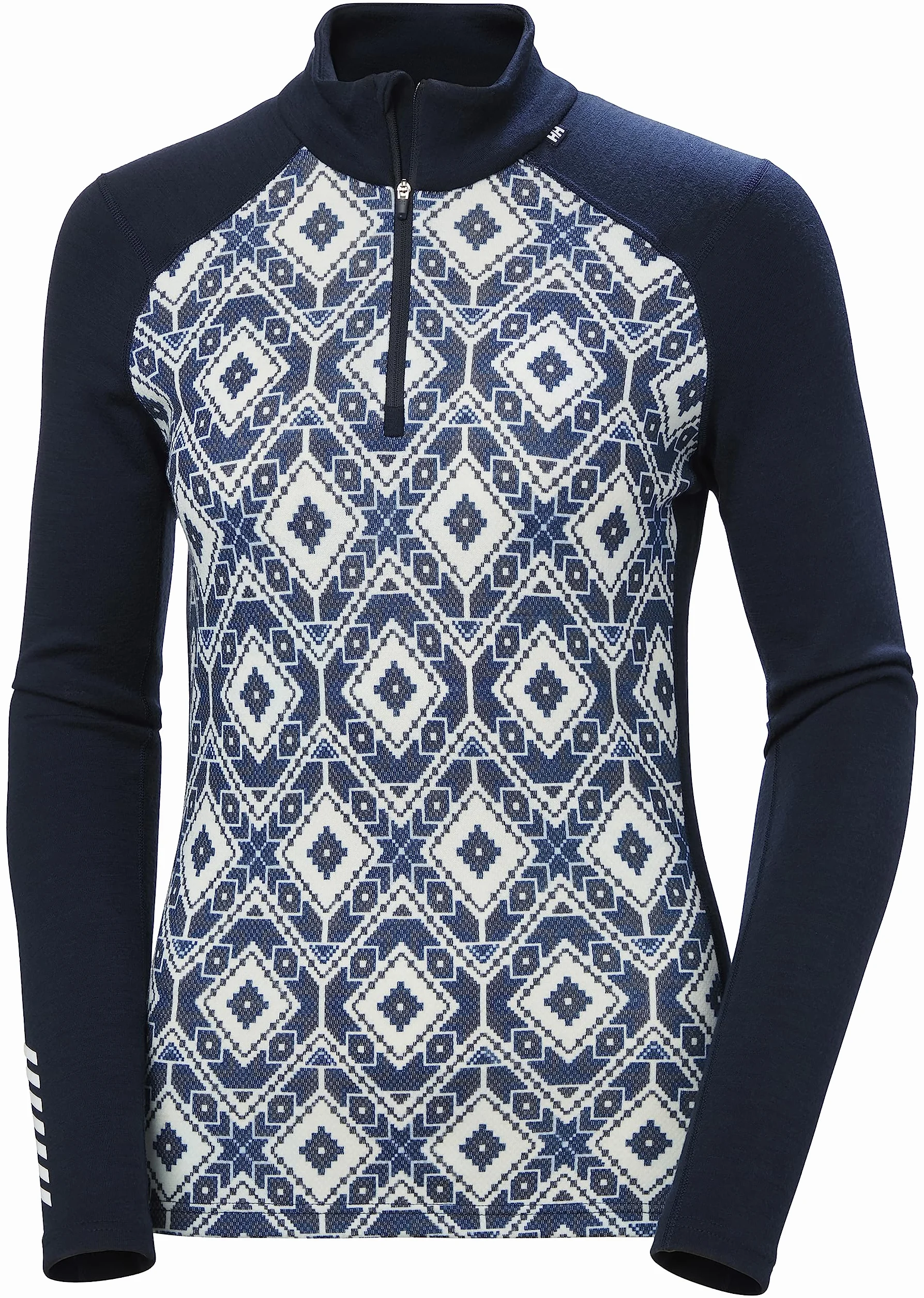 Helly Hansen Damska warstwa bazowa LIFA® Merino Midweight 2 w 1 z zamkiem błyskawicznym