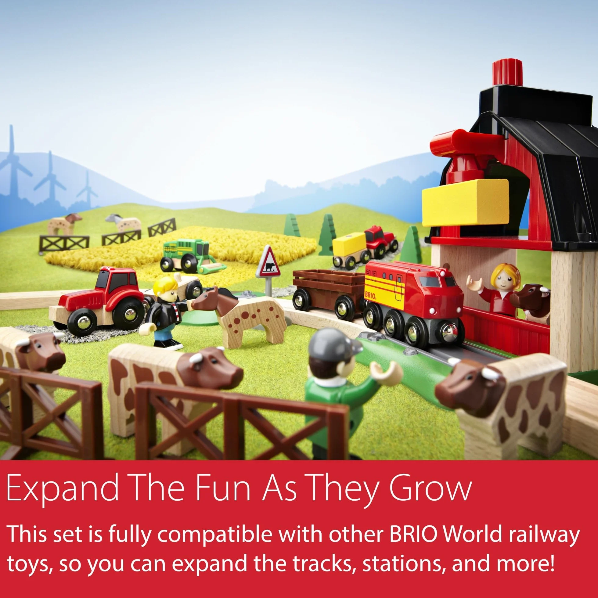 BRIO World - Bauernhof-Zug