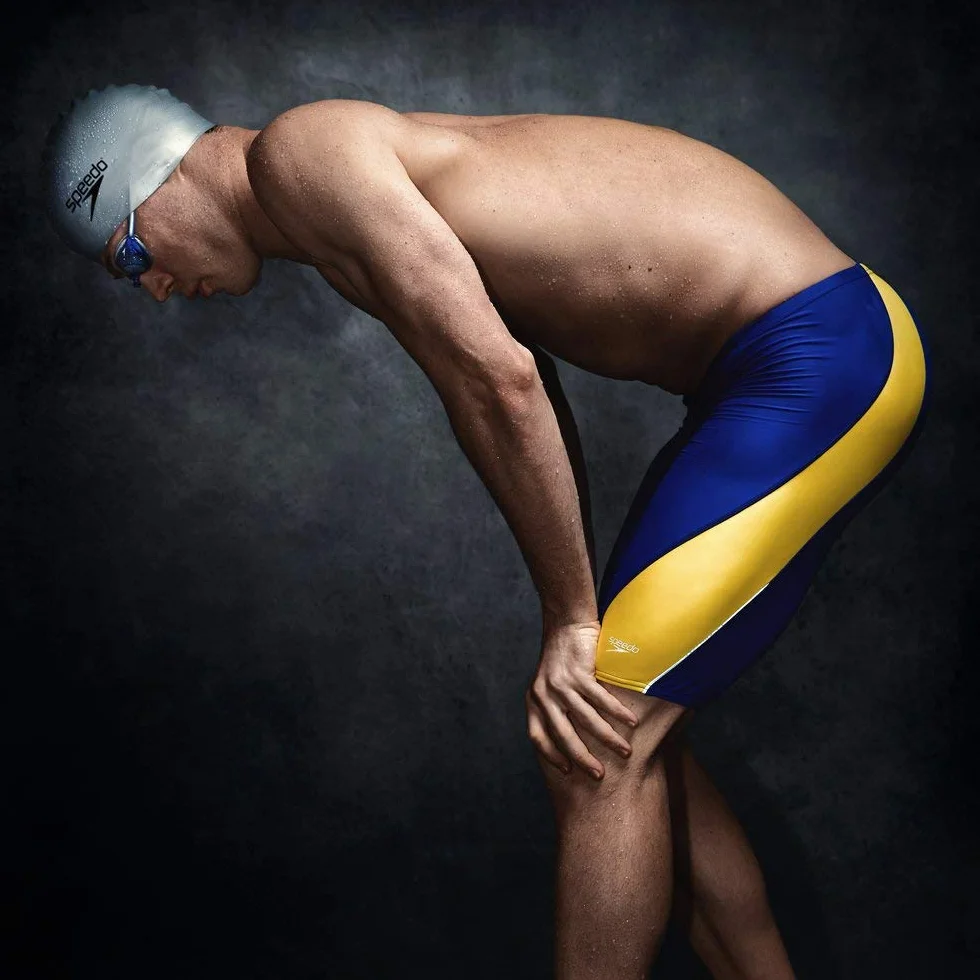 Speedo Męski strój kąpielowy Spark Splice Jammer Czarny/niebieski iskra 32
