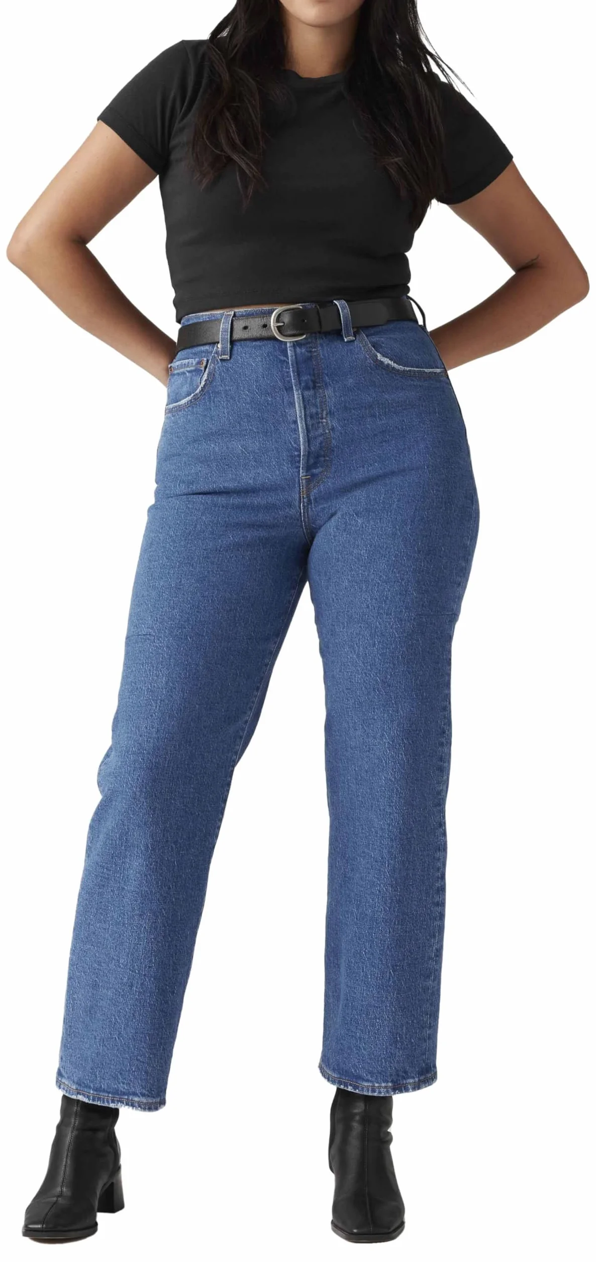 Levi's Ribcage Straight Ankle - Dżins Kobiety
