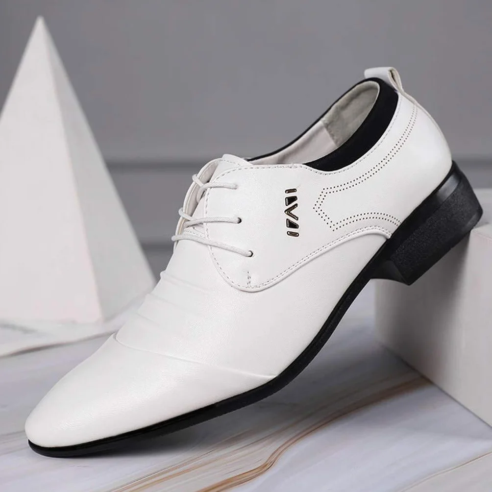 Męskie buty garniturowe, koronkowe, męskie, wygodne, na wesele, do noszenia na co dzień, buty biznesowe, buty skórzane, na wędrówki, buty biznesowe 2026