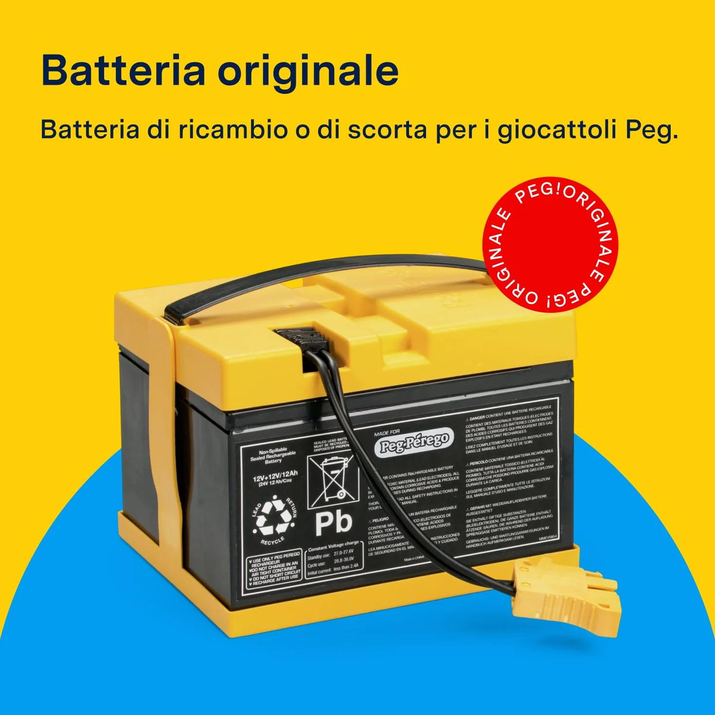 Peg Perego Bateria, 24 V, 12 Ah