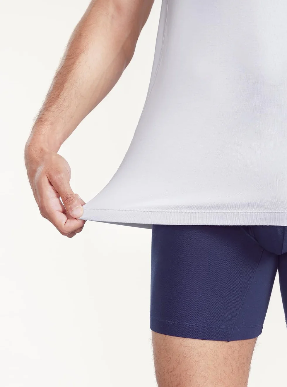 DAVID ARCHY Podkoszulek męski, oddychający, slim fit, miękki, z krótkim rękawem, koszulka basic, 3 lub 5 sztuk