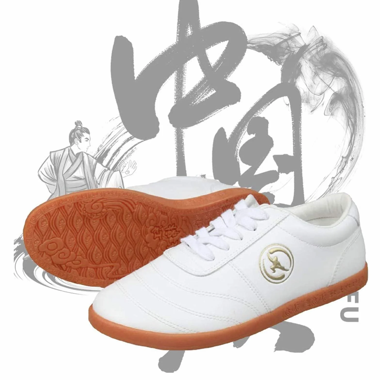 EMDPBD Buty do sztuk walki Tai Chi Mężczyźni Kobiety Płaskie antypoślizgowe Buty do sztuk walki Buty do Kung Fu Obuwie do chodzenia Trener Fitness Trampki Unisex Buty sportowe, styl1-8.5UK