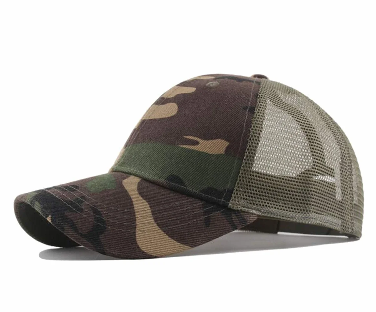 RUICHENG Letnia czapka z daszkiem, męska, outdoorowa, na polowanie, do baseballa, czapka z daszkiem, wojskowa zieleń, 56-60