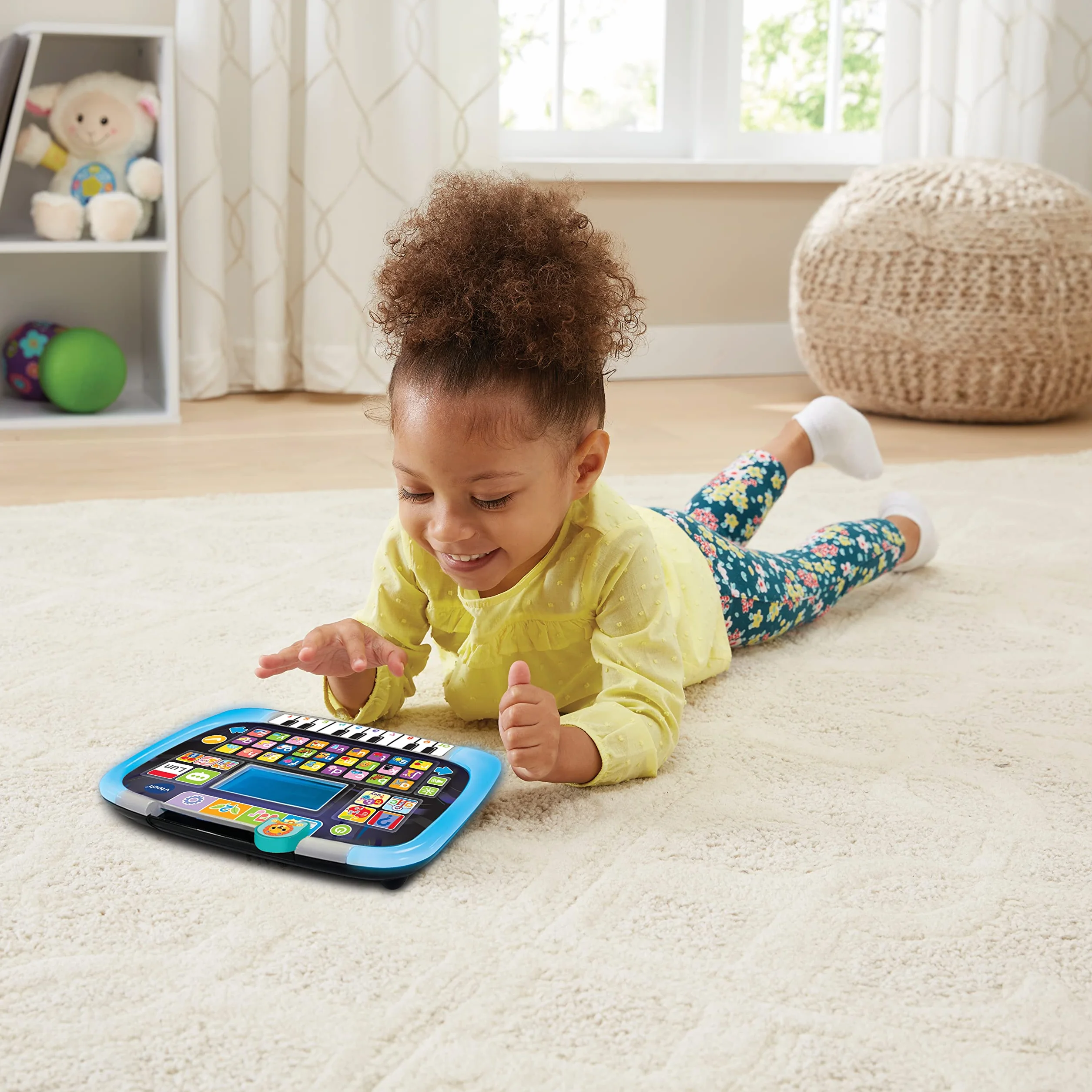 VTech 3480-551722 Panel Edukacyjny z tabletem fortepianowym dla dzieci Multi-App, interaktywne zabawki dla dzieci +2 lata, wersja ESP