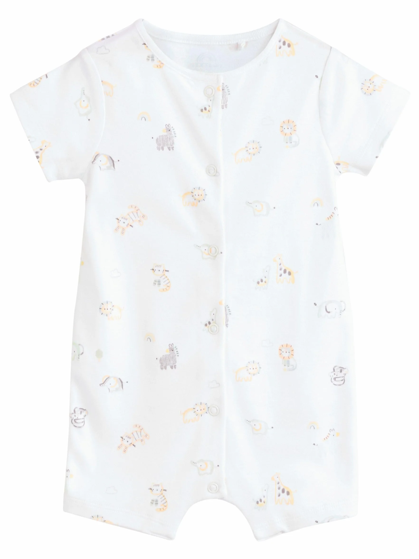 NEXT Noworodki unisex Zestaw 3 par niemowlęcych rampersów z haftem