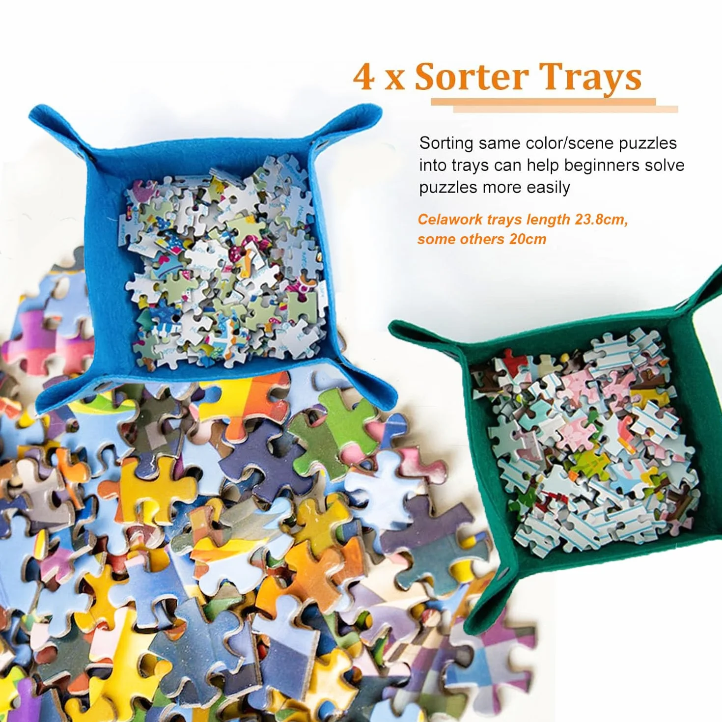 Celawork Mata do puzzli Jigsaw Rolls - do 1500, 2000, 3000 elementów - podkładka, mata rolowana (do 1500 sztuk)
