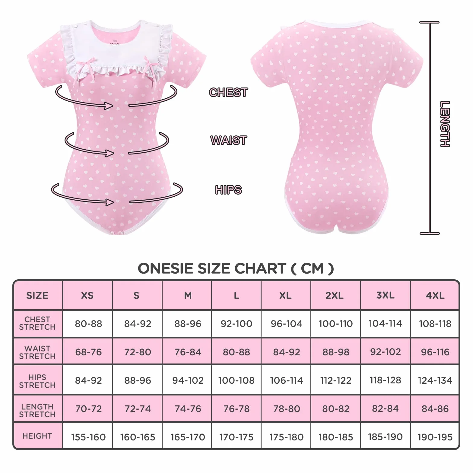 LittleForBig Bawełniany śpioszki Onesie Piżama Bodysuit- Szlachetna Ruletka Kokardka Śliniak Bodysuit