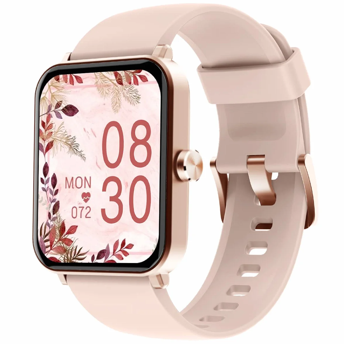 HUAKUA Smartwatch dla kobiet i mężczyzn, 1,69 cala, ekran dotykowy HD, zegarek fitness z monitorowaniem SpO2, pulsometrem, monitorem snu, krokomierzem, zegarkiem, wieloma trybami treningowymi dla