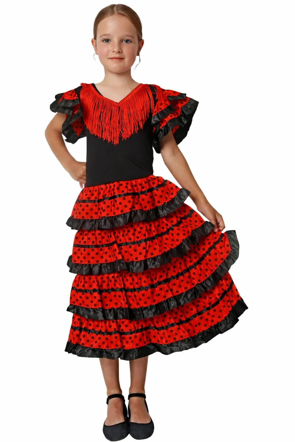 Sukienka flamenco dla dziewczynek