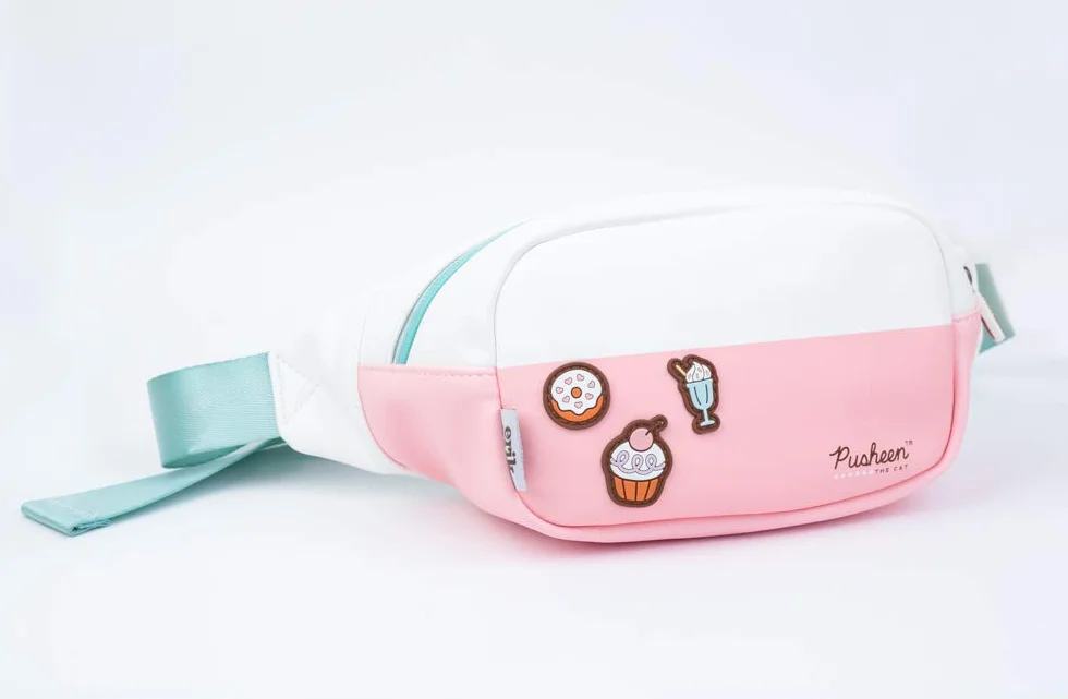 Grupo Erik Uniseks młody dorosły Taljepakke Pusheen Rose Collection akcesoria podróżne do torby na klatkę piersiową, torba biodrowa, standard UE, saszetka biodrowa, Standard, Kolekcja Pusheen Rose