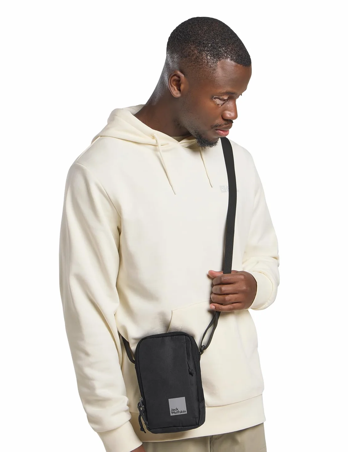 Jack Wolfskin Konya Bag męska torba na ramię, czarna, czarny