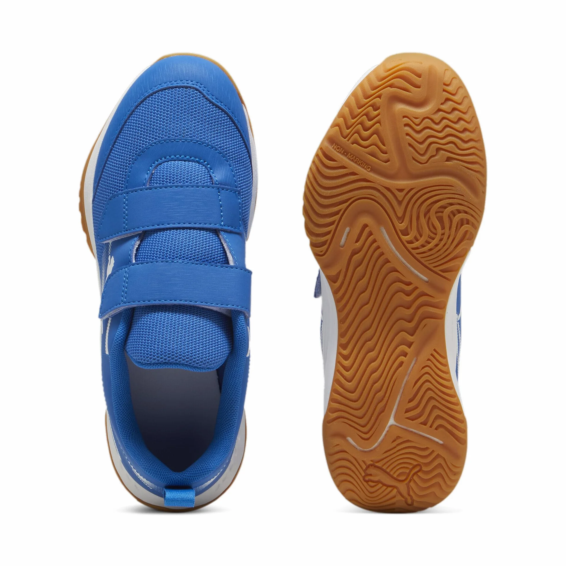 Puma Unisex Varion II V JrIndoor Court Shoes, Puma Team Royal PUMA biała guma, 35 EU