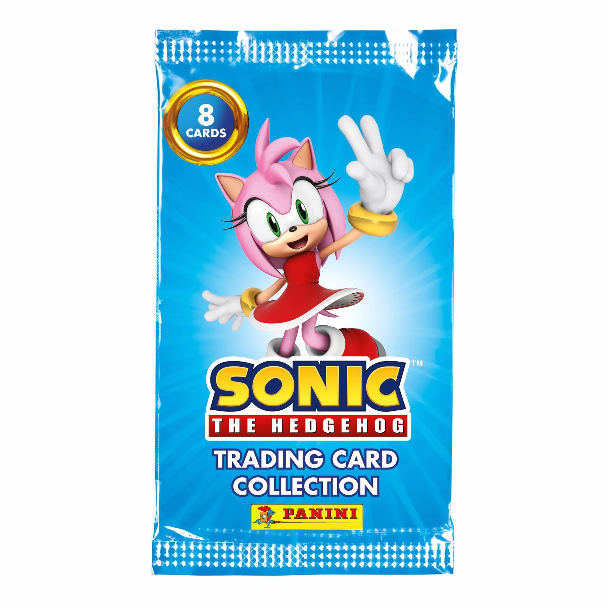 Panini Sonic The Hedgehog Classic Trading Cards Starter Pack, 005010SPAFGD, złoty/kremowy