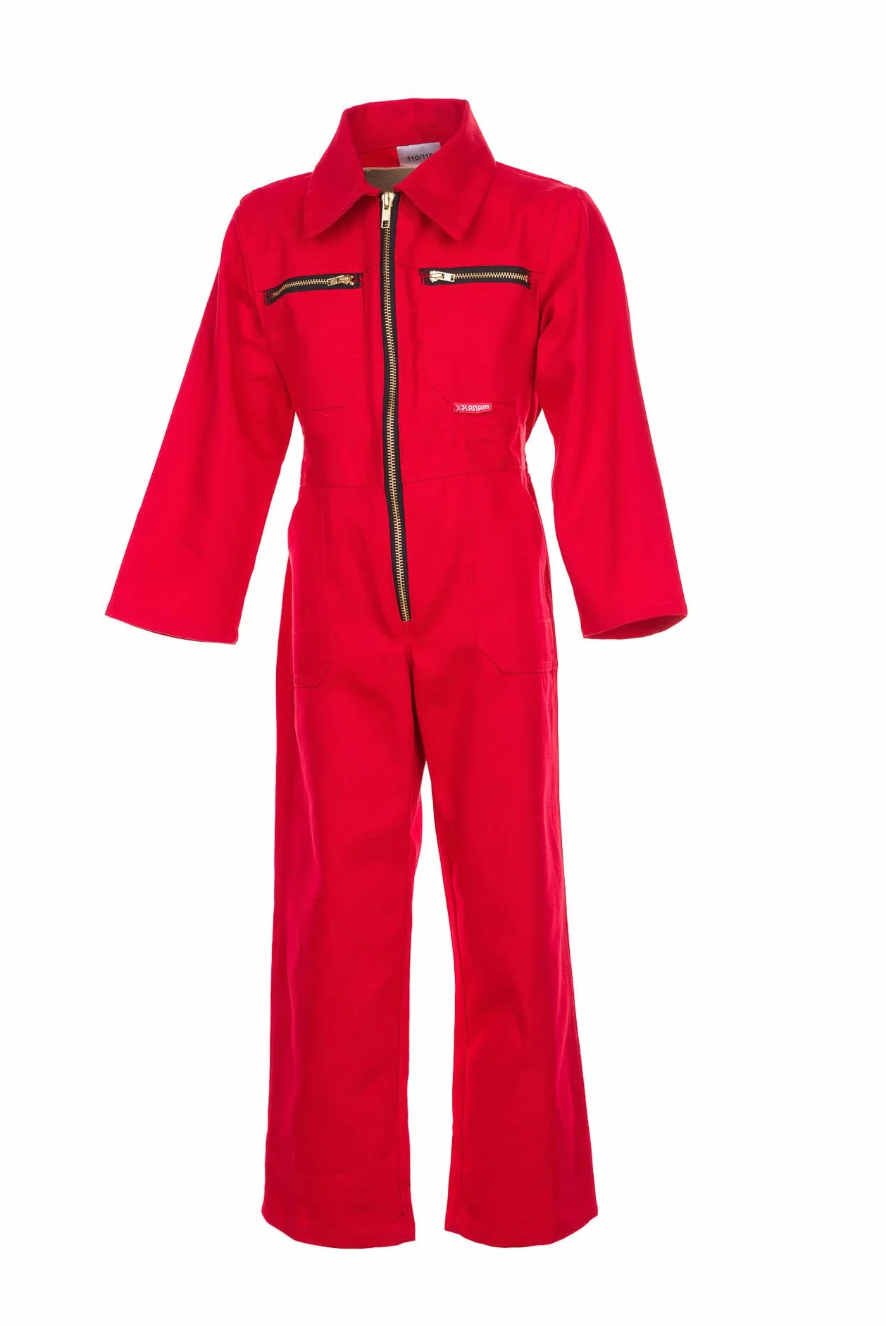 Planam Junior dziecięcy kombinezon rajdowy BW średni czerwony model 0161 rozmiar 170/176
