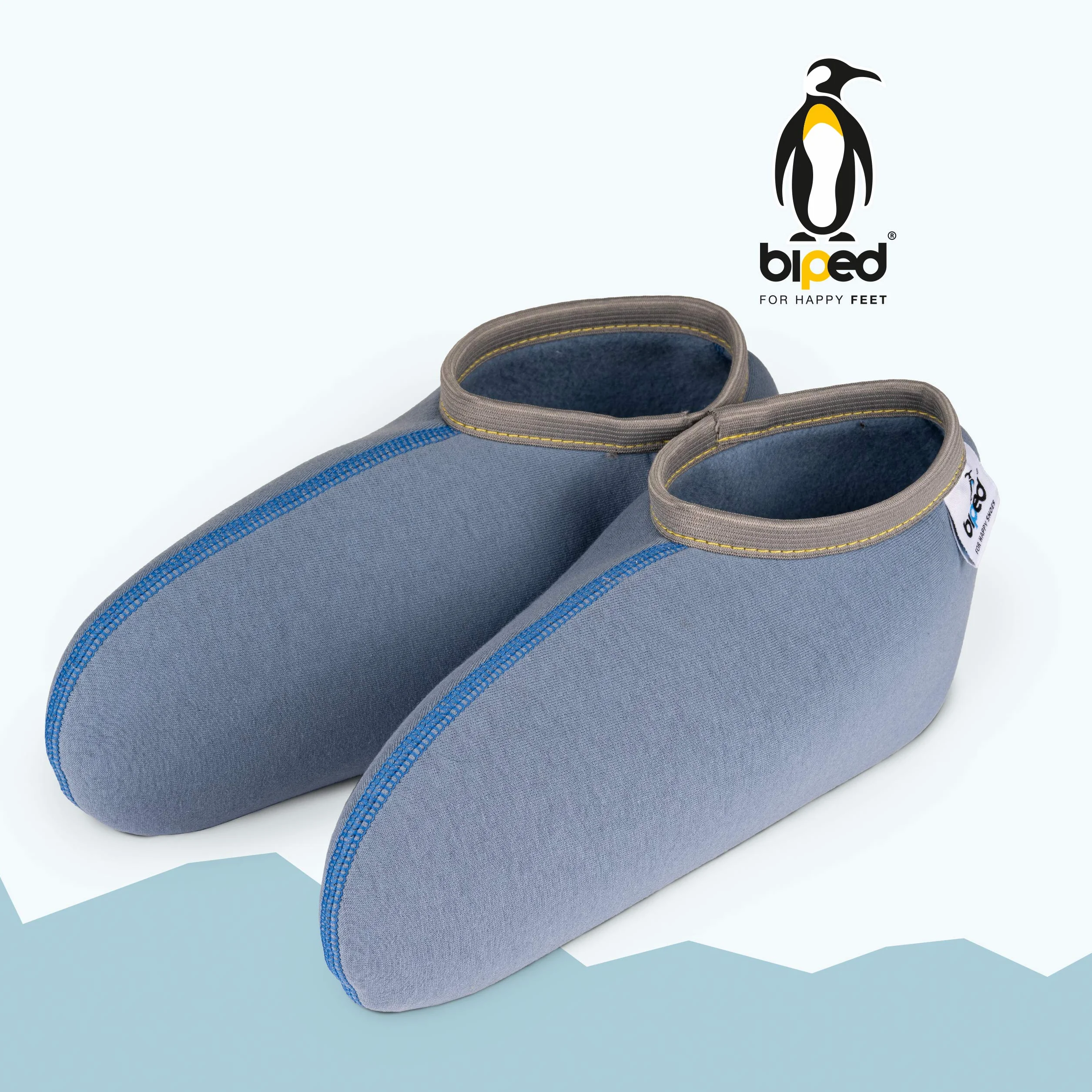 biped ocieplacze do butów PINGUIN – wkłady ocieplające do kaloszy, do stosowania w pracy i w wolnym czasie – stopki zastępujące obuwie domowe – made in Germany – z2743
