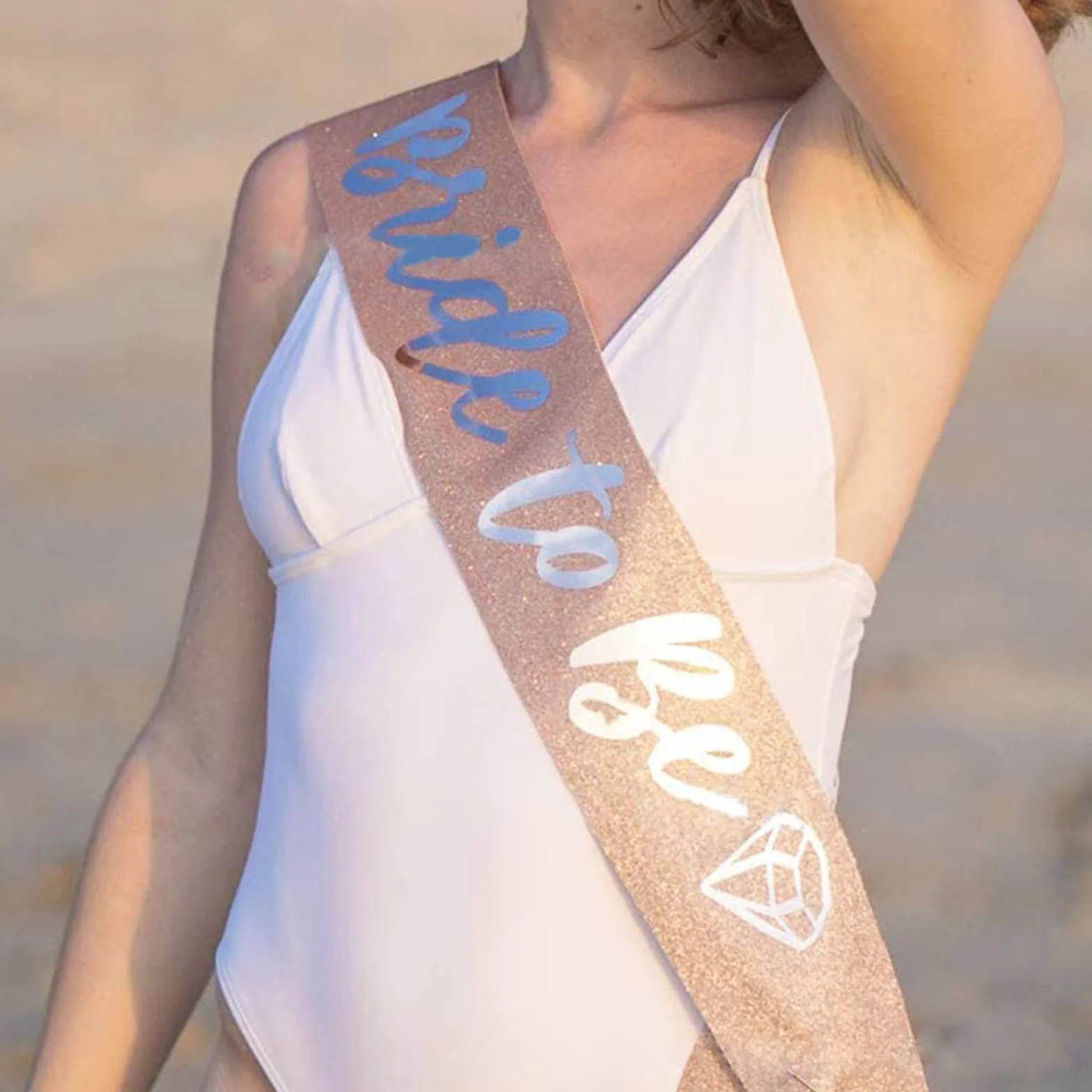 Bride to Be zestaw welonów z szarfą, akcesoria imprezowe dla panny młodej, na wieczór panieński, wieczór panieński, wieczór panieński, wieczór panieński, wieczór panieński, wesele