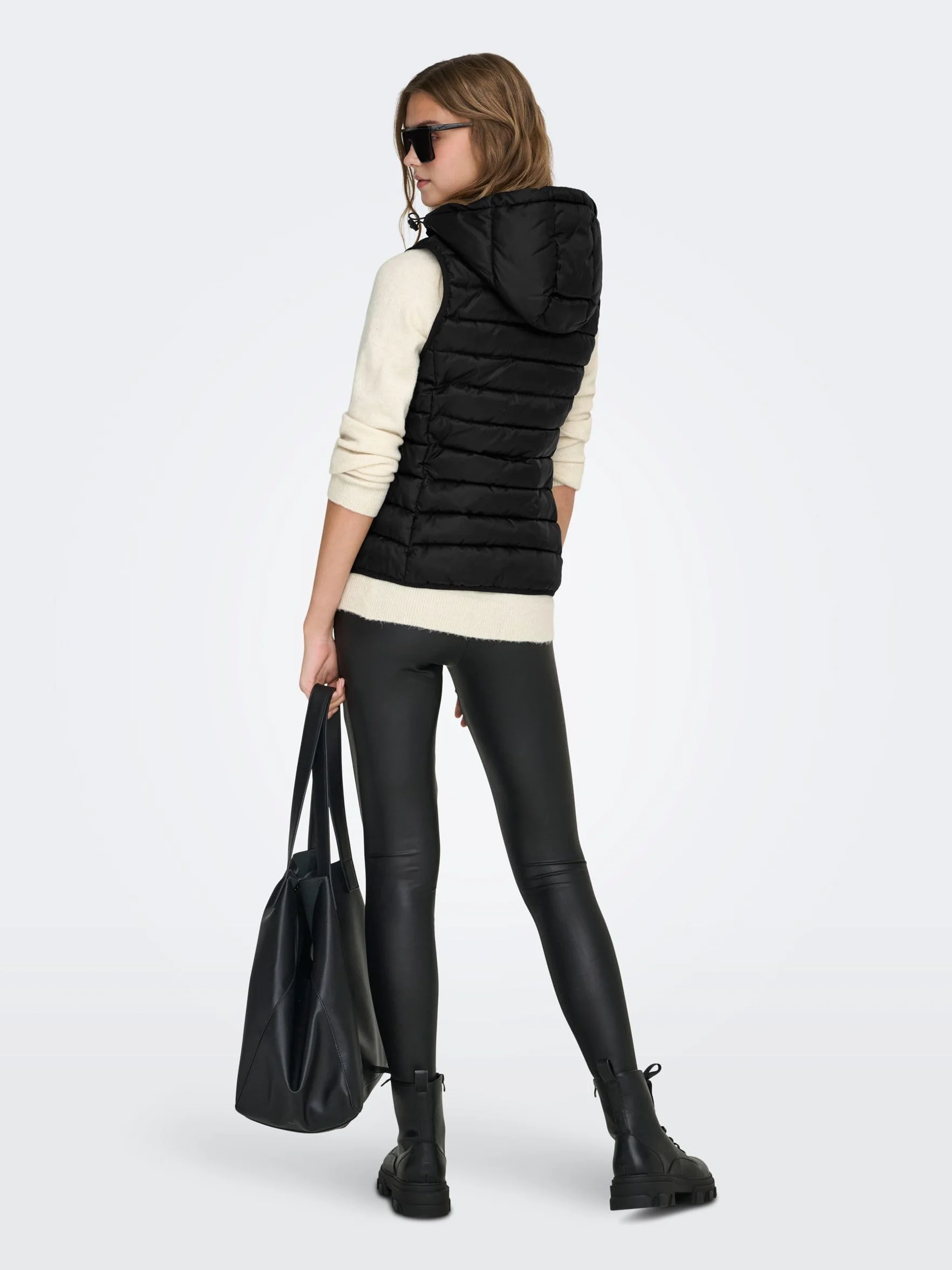 ONLY kamizelka pikowana Kobiety Onlnewtahoe Hood Waistcoat Otw Noos