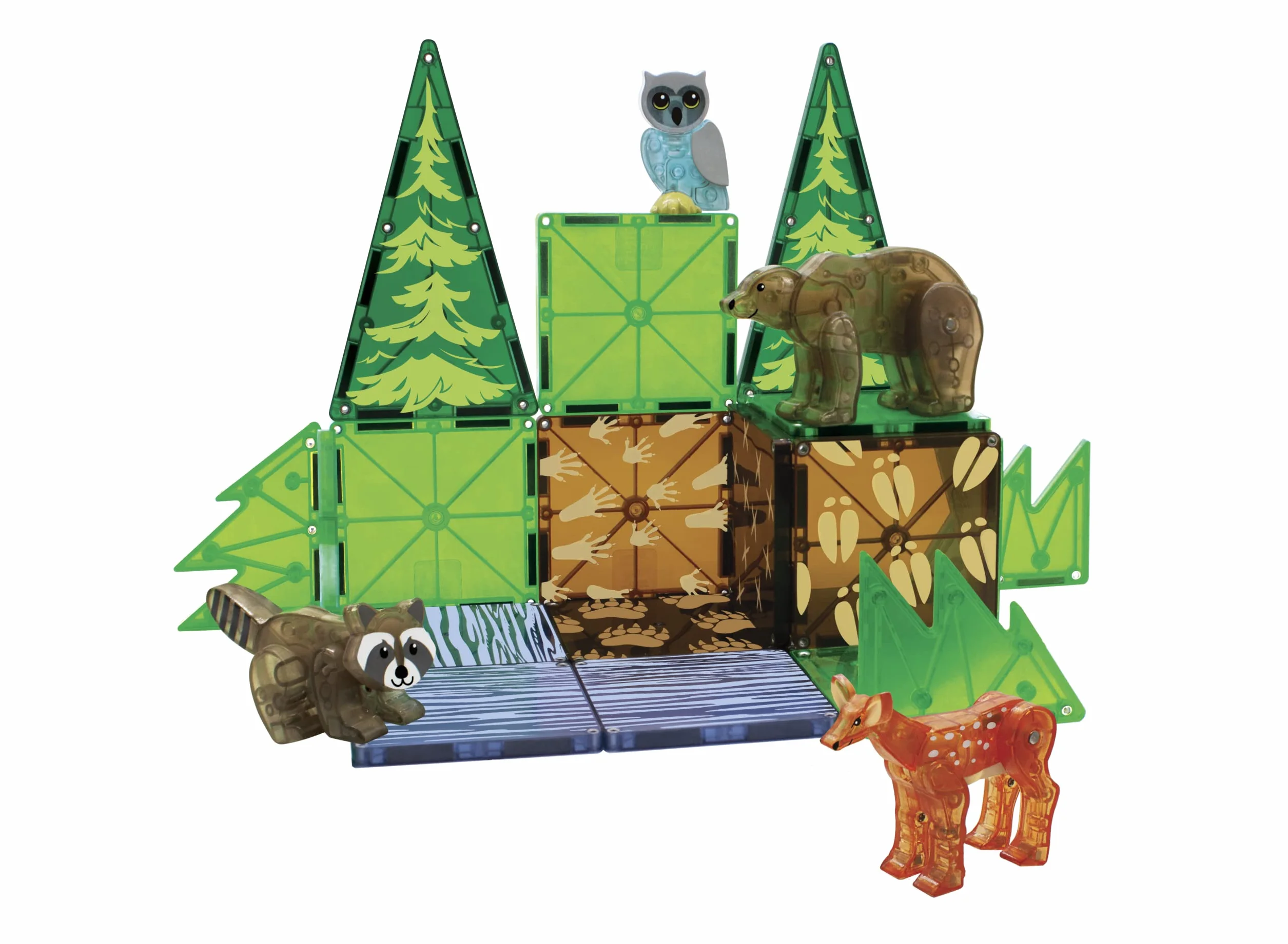 Magna-Tiles - Forest Animals zestaw 25 szt. - (90224)