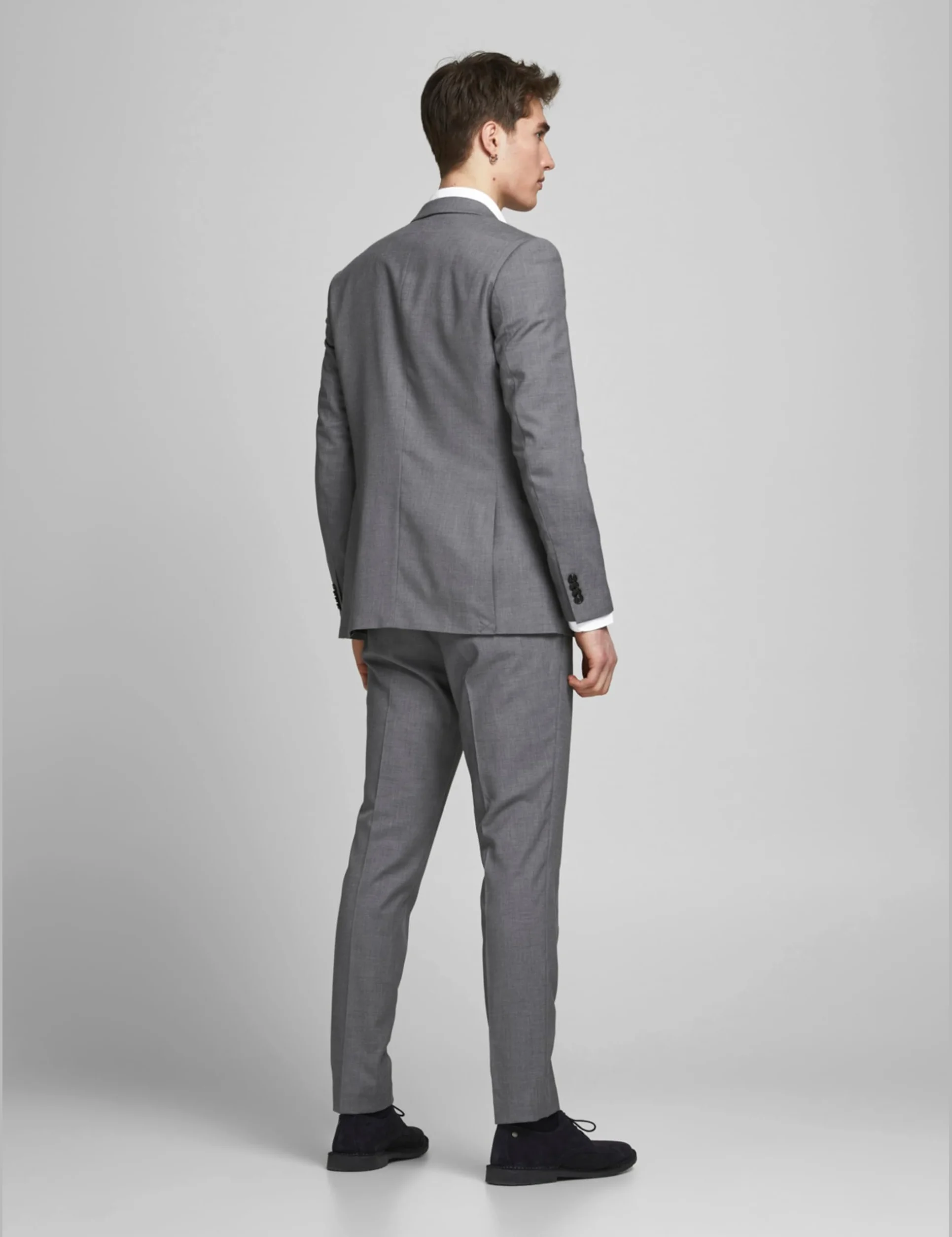 JACK & JONES jprfranco suit noos Garnitur Mężczyźni, jasnoszary melanżowy, 54