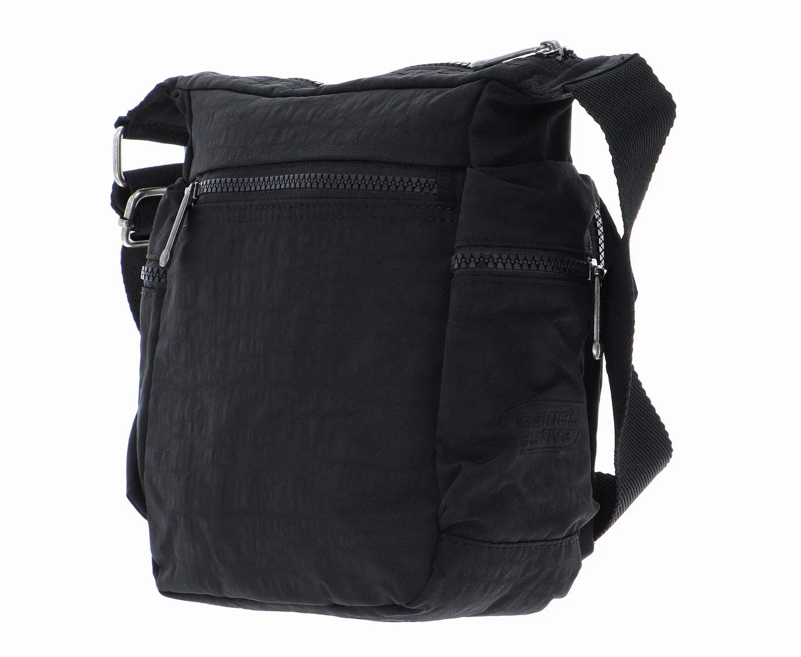 camel active Journey męska torba na ramię, czarny, 24,5x13x24, 000375