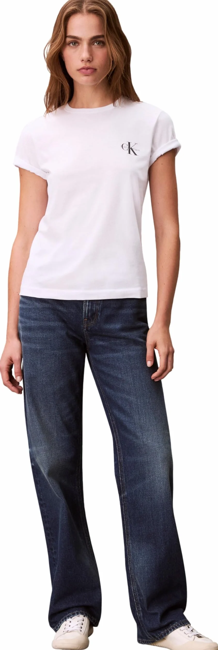 Calvin Klein Koszulki Kobiety A- Logo Cn 2 Pack Tee Lv047c905g