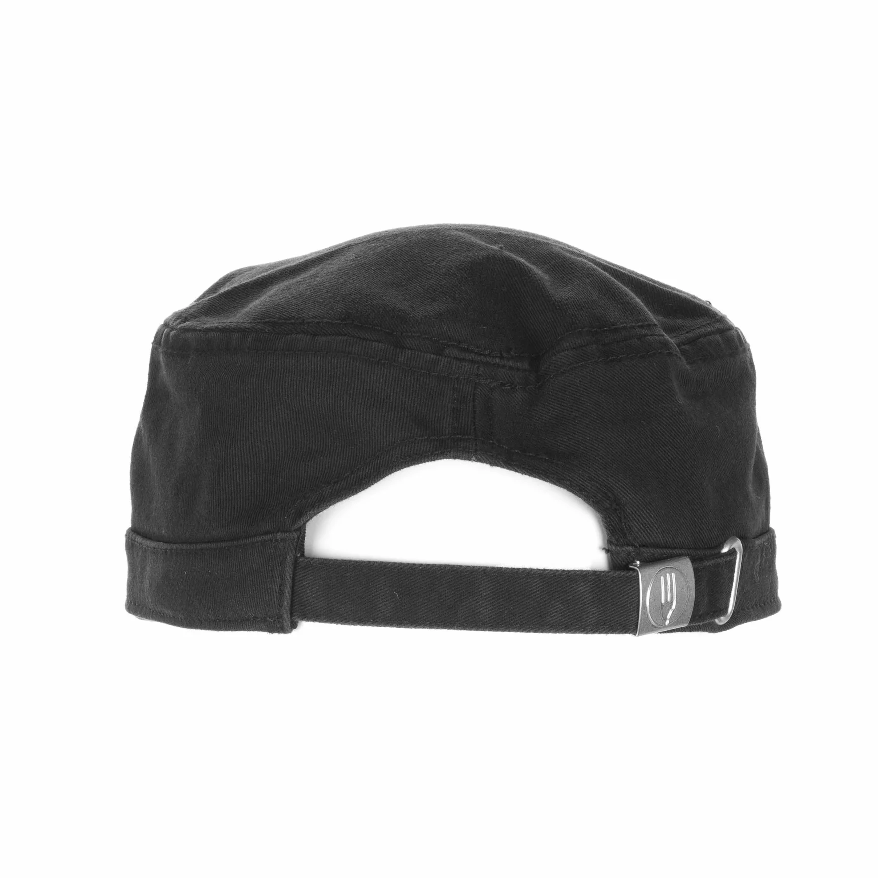 Chef Works Czapka wojskowa unisex, czarna, jeden rozmiar
