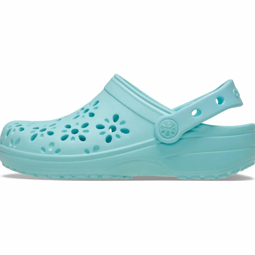 Crocs Uniseks - dzieci Classic Floral Cut Out Clog KChodak
