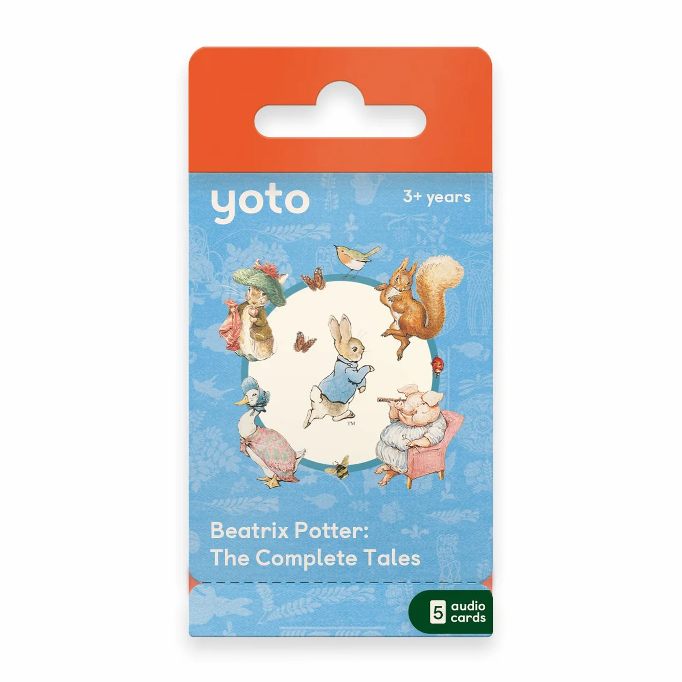 YOTO: Beatrix Potter – The Complete Tales w języku angielskim. Opowieści dla dzieci Audio bez ekranu z klasycznymi historiami do zabawy, spania lub podróży. 5 kart kompatybilnych z odtwarzaczem i mini
