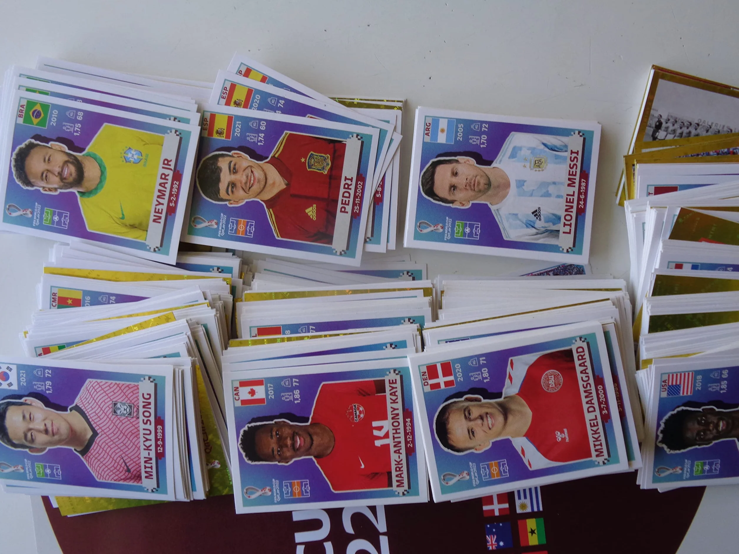 Panini World Cup Qatar 2022 Complete 670 Sticker Collection + Album 🔥, biały