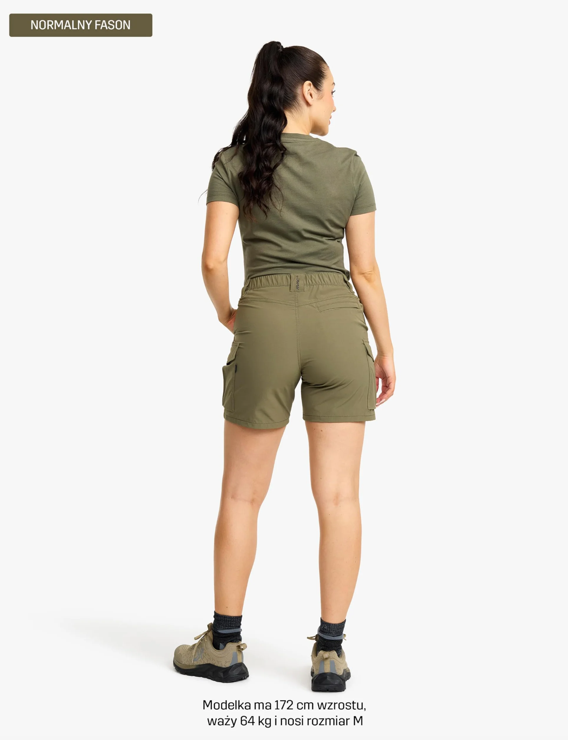 RevolutionRace Adventure Cargo Stretch Shorts Damskie, Lekkie i praktyczne spodenki turystyczne