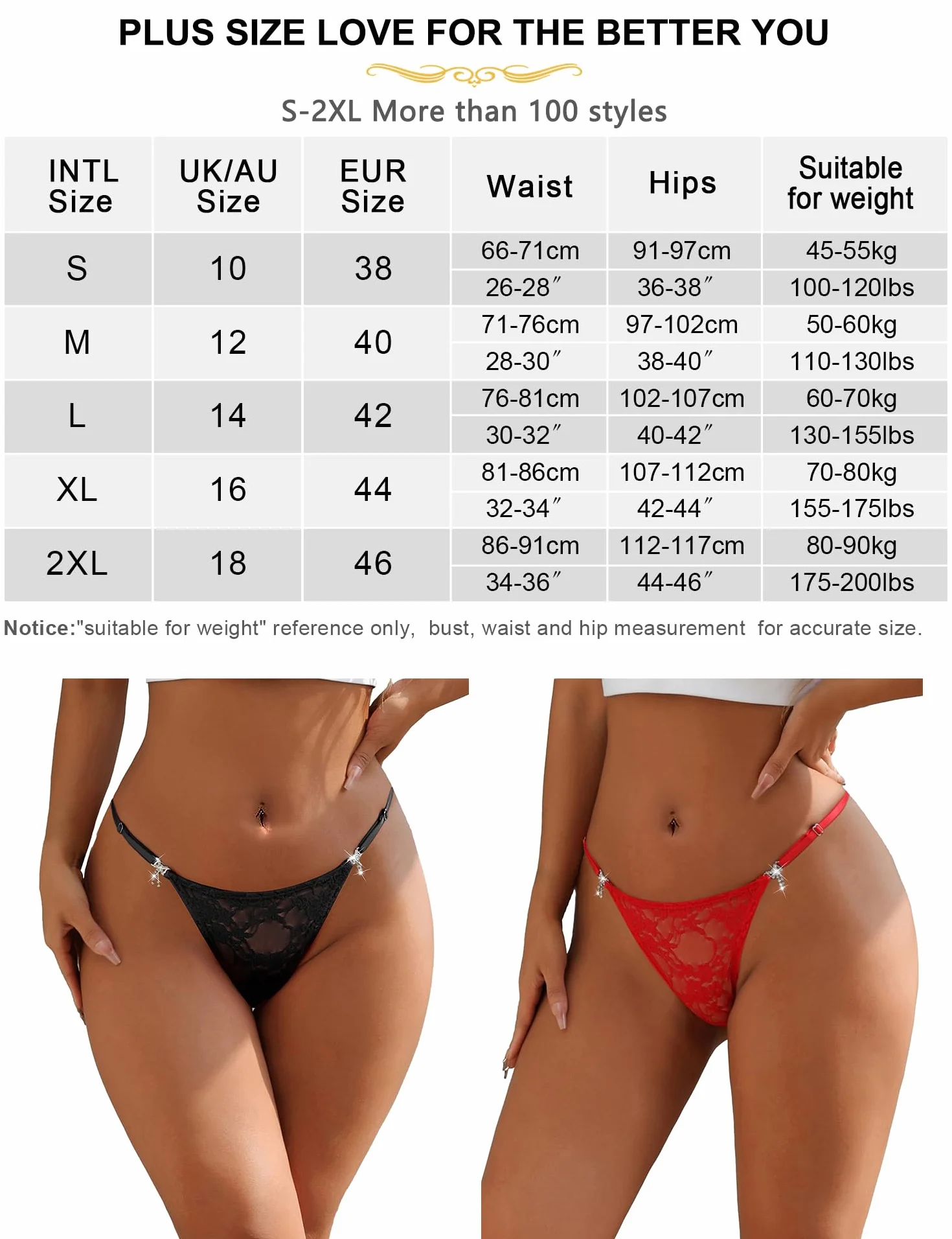 ohmydear Damskie stringi koronkowe ze strasem, niska talia, stringi typu G z tyłu, bielizna erotyczna, majtki dla kobiet, oddychające, cienkie stringi, duże rozmiary