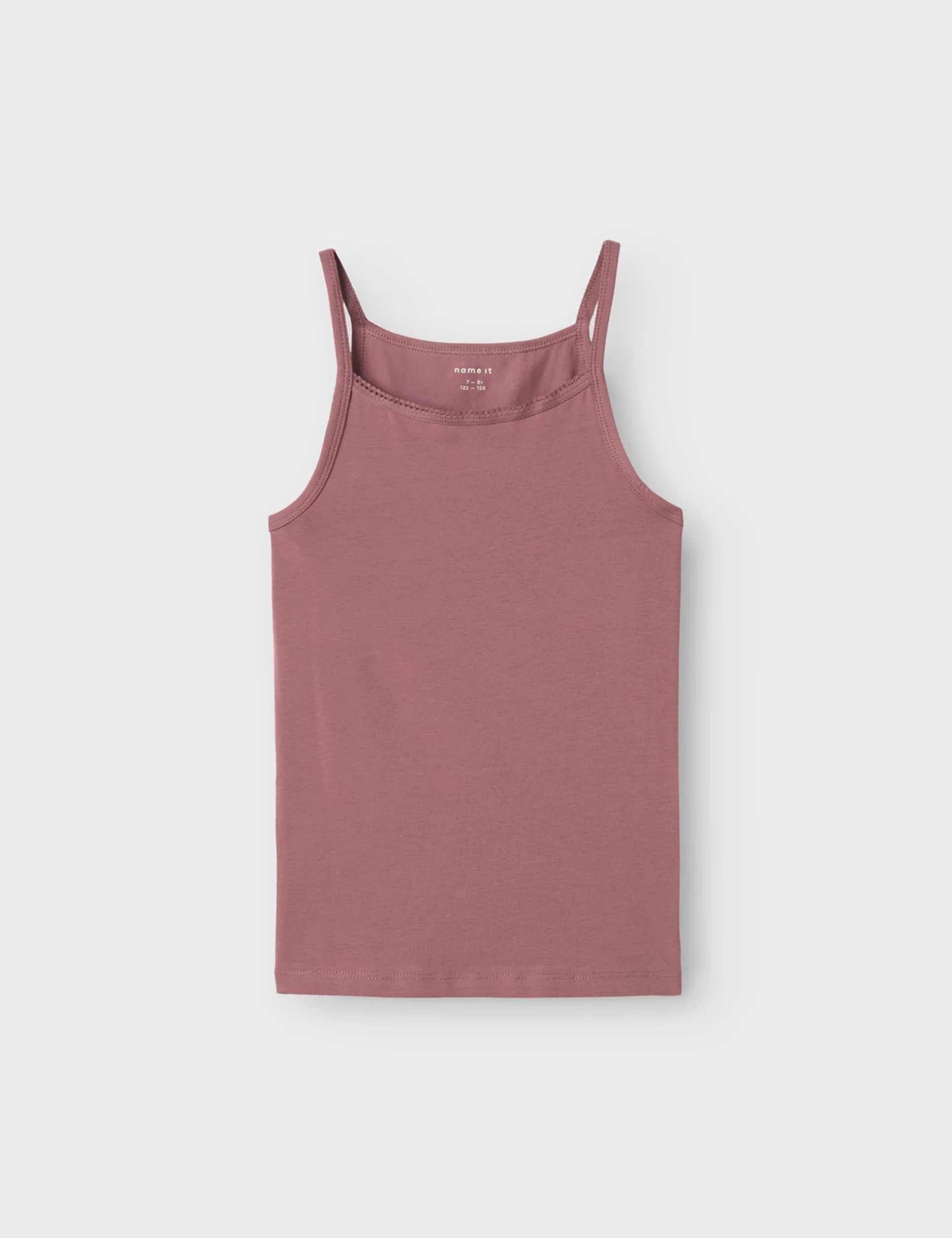 NAME IT Podkoszulek Dziewczynki Nkfstrap Top 2p fiołkowy kwiat Noos